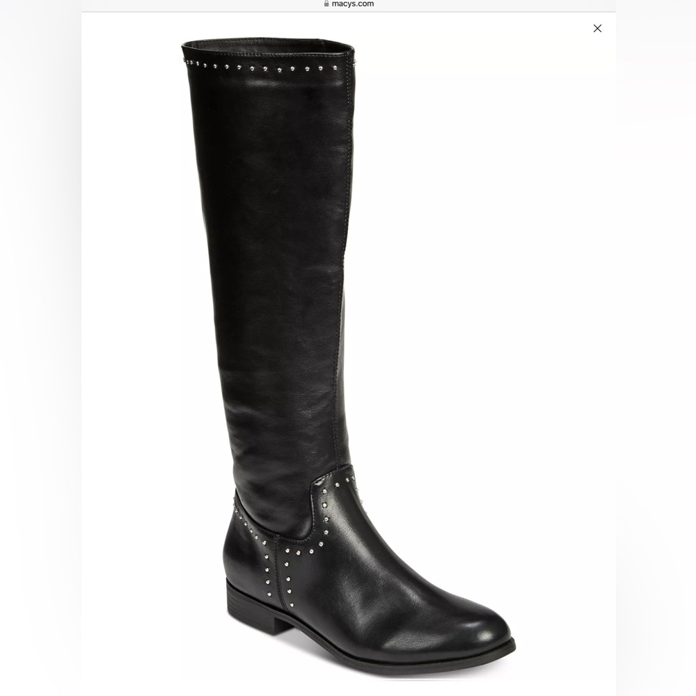 Genie Memory Foam Studded Riding Boots